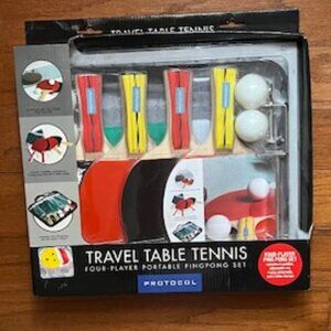 Protocol Travel Table Tennis 4 Player Set
